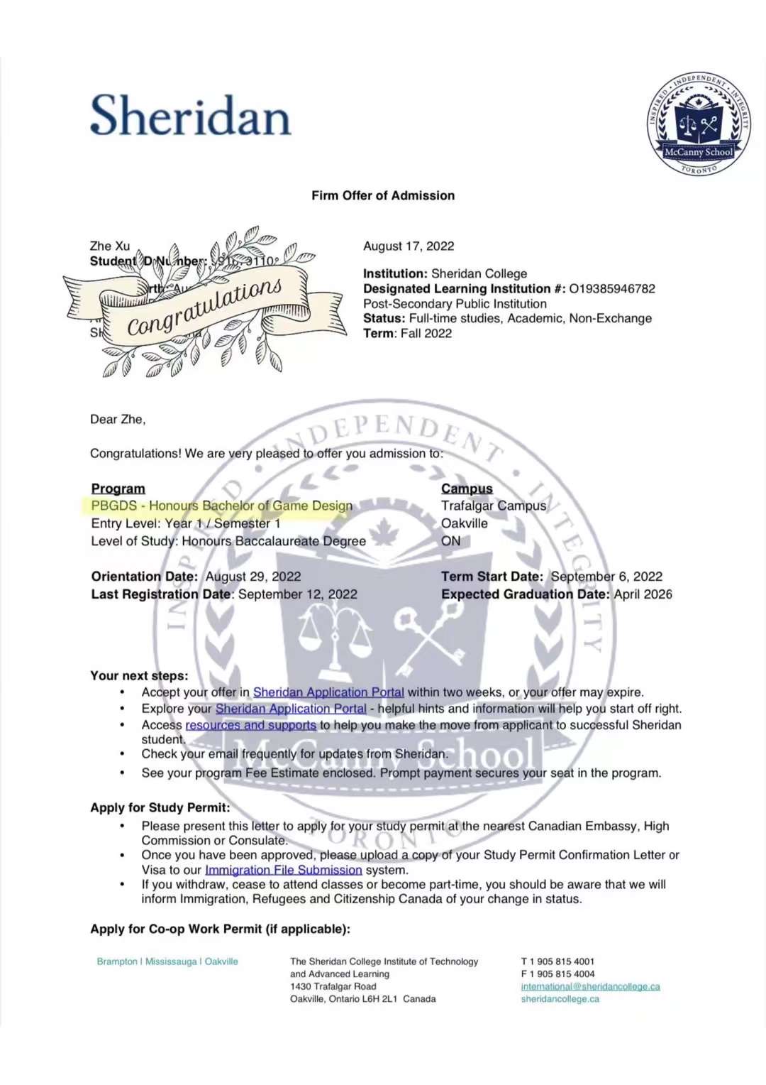 Offer-sheridan